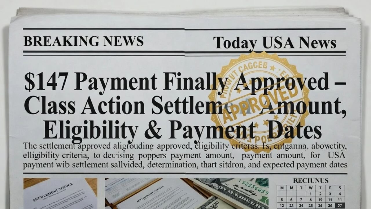 $147 Payment Finally Approved – Class Action Settlement Amount, Eligibility & Payment Dates
