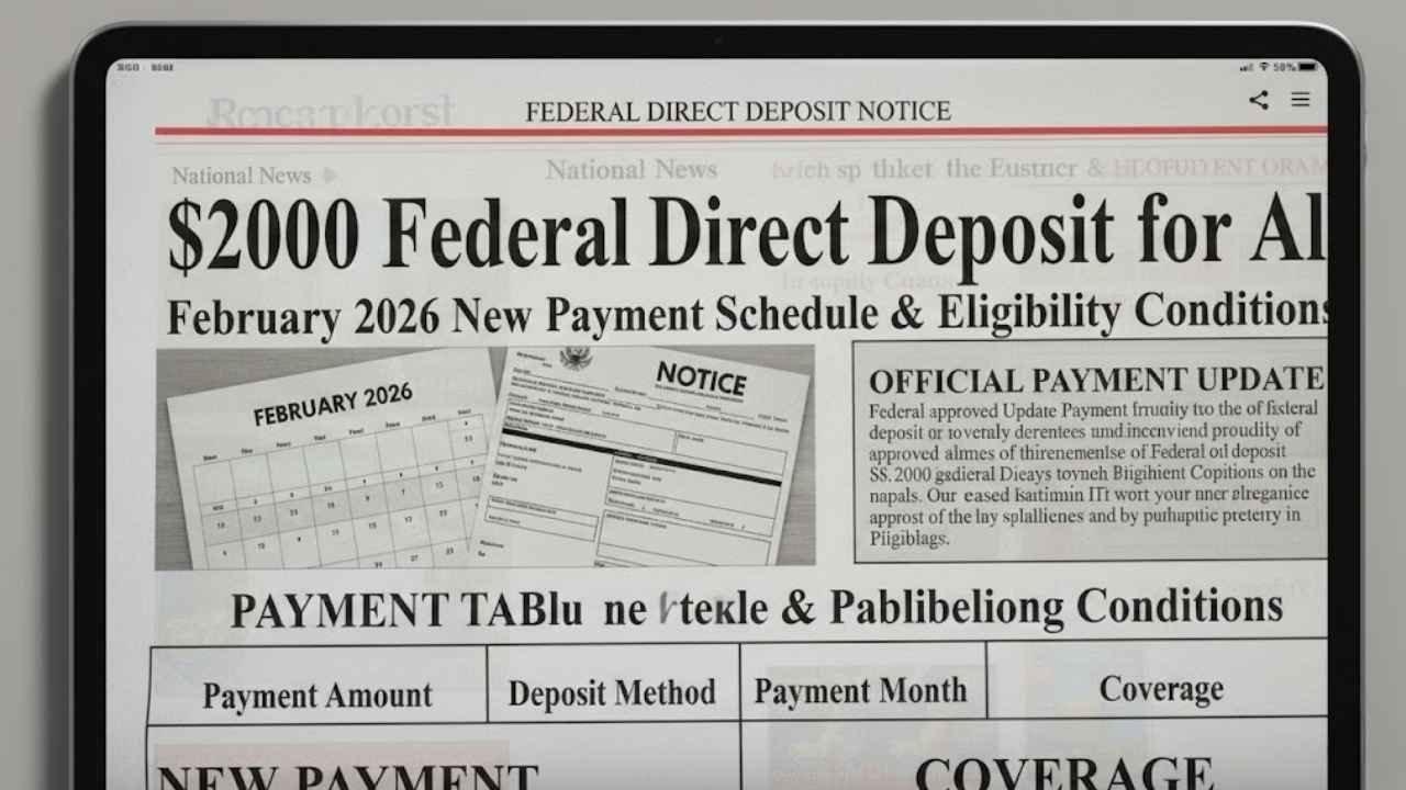 $2,000 Direct Deposits Feb 9, 2026: Eligibility, Timeline & Beneficiary Rules