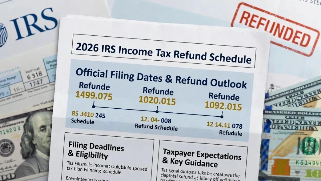 2026 IRS Income Tax Refund Schedule Sparks Anxiety: Official Filing Dates and Refund Timeline Revealed