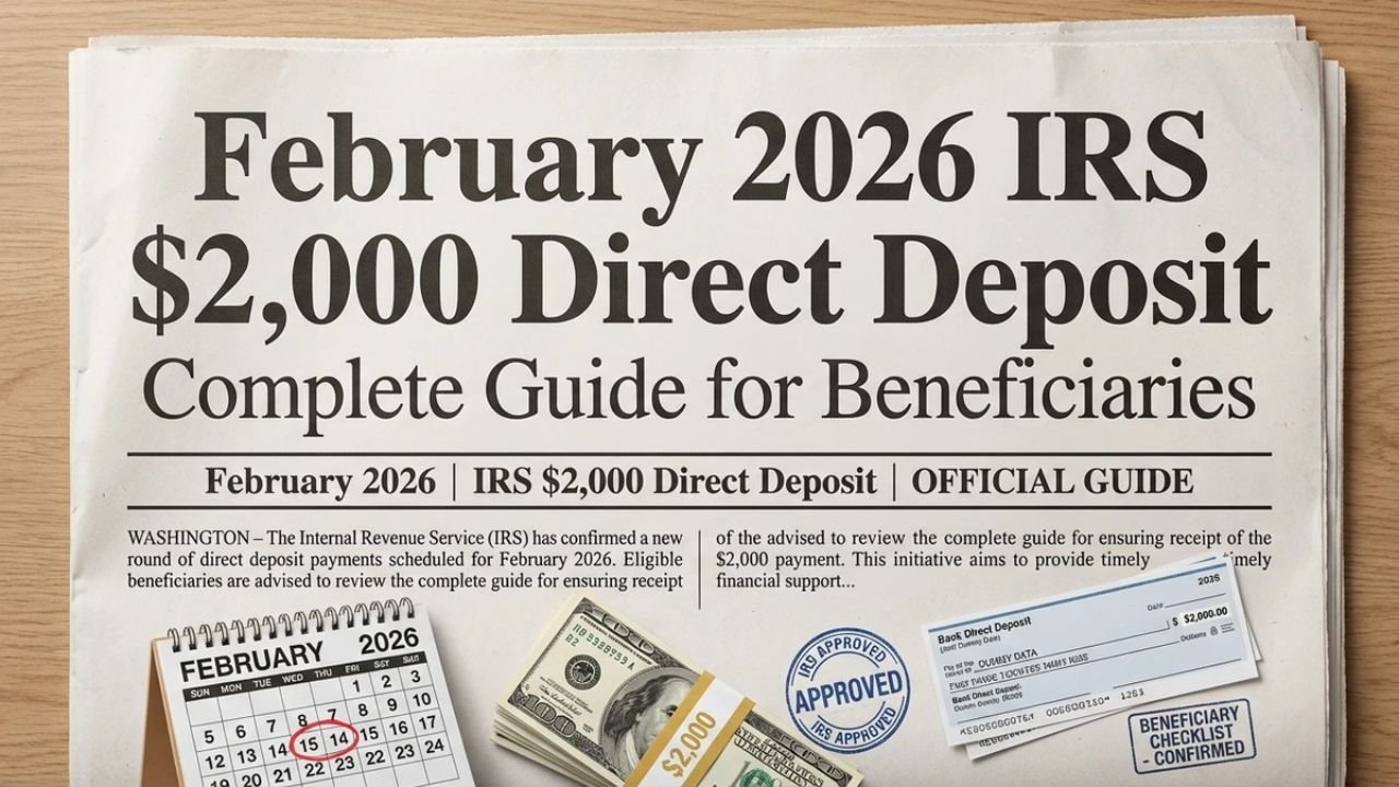 February 2026 IRS $2,000 Direct Deposit: Complete Guide for Beneficiaries