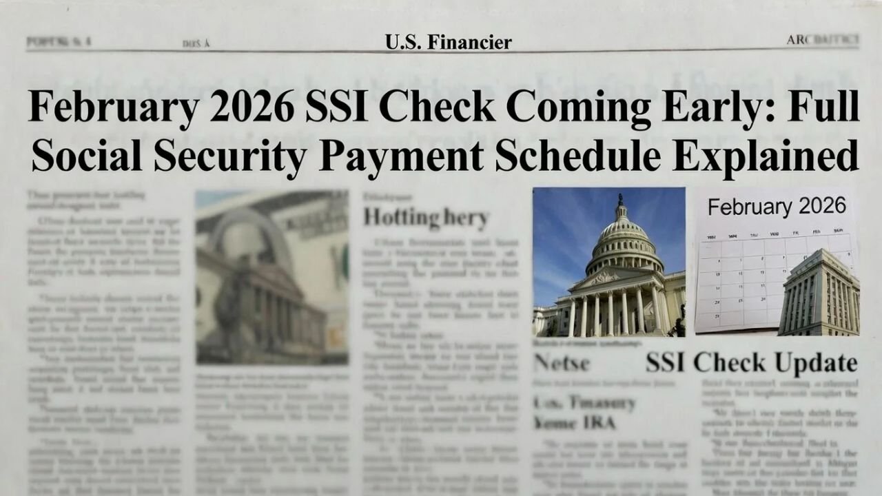 February 2026 SSI Check Coming Early: Millions Surprised by Advance Social Security Payment Schedule