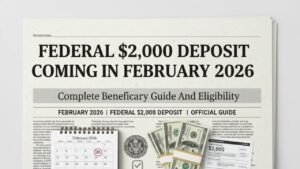 Federal $2,000 Deposit Coming in February 2026: Complete Beneficiary Guide and Eligibility