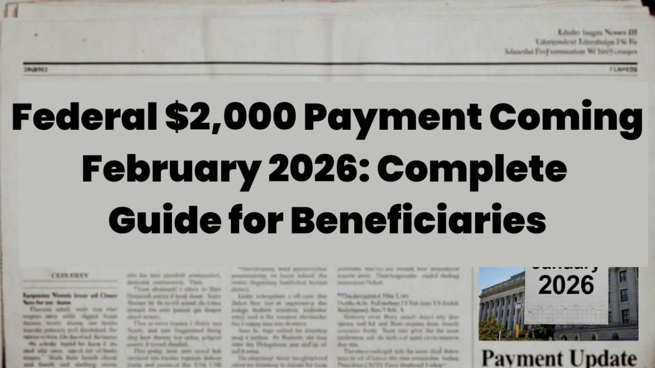 Federal $2,000 Payment Coming February 2026: Complete Guide for Beneficiaries