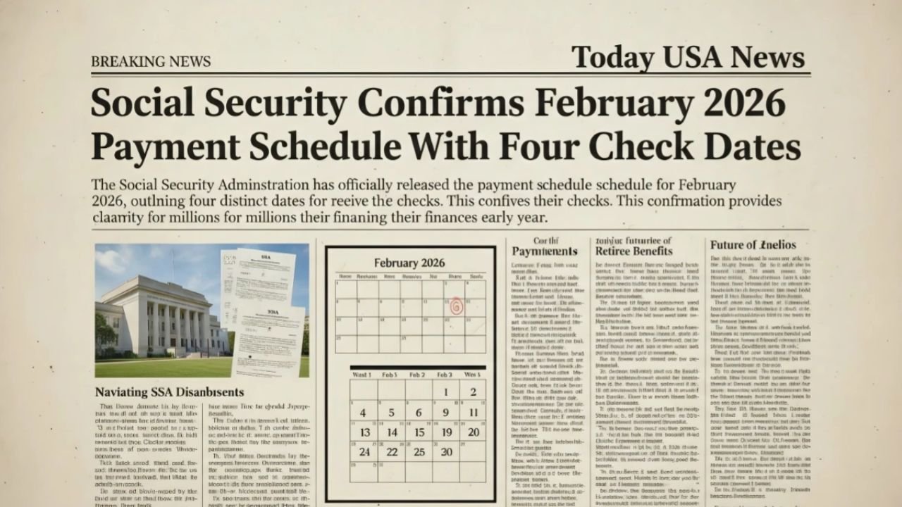 Social Security Confirms February 2026 Payment Schedule With Four Check Dates