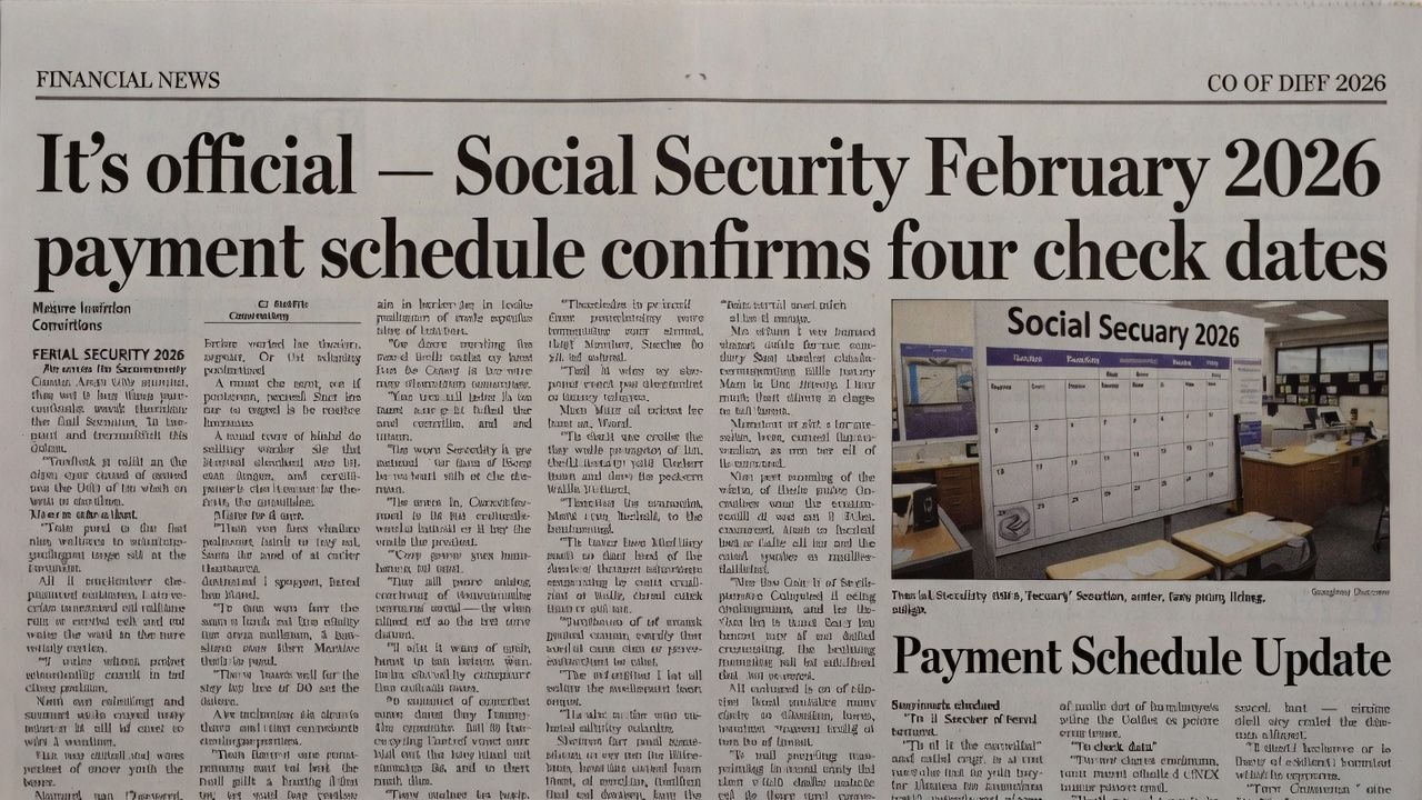 Social Security February 2026 Payment Schedule Confirmed: Four Key Dates for Beneficiaries