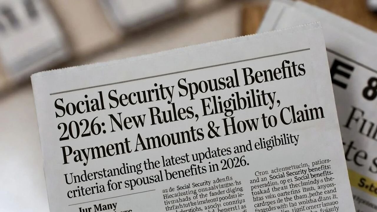 Social Security Spousal Benefits 2026 Trigger Confusion: New Rules Change Who Qualifies and How Much You Get